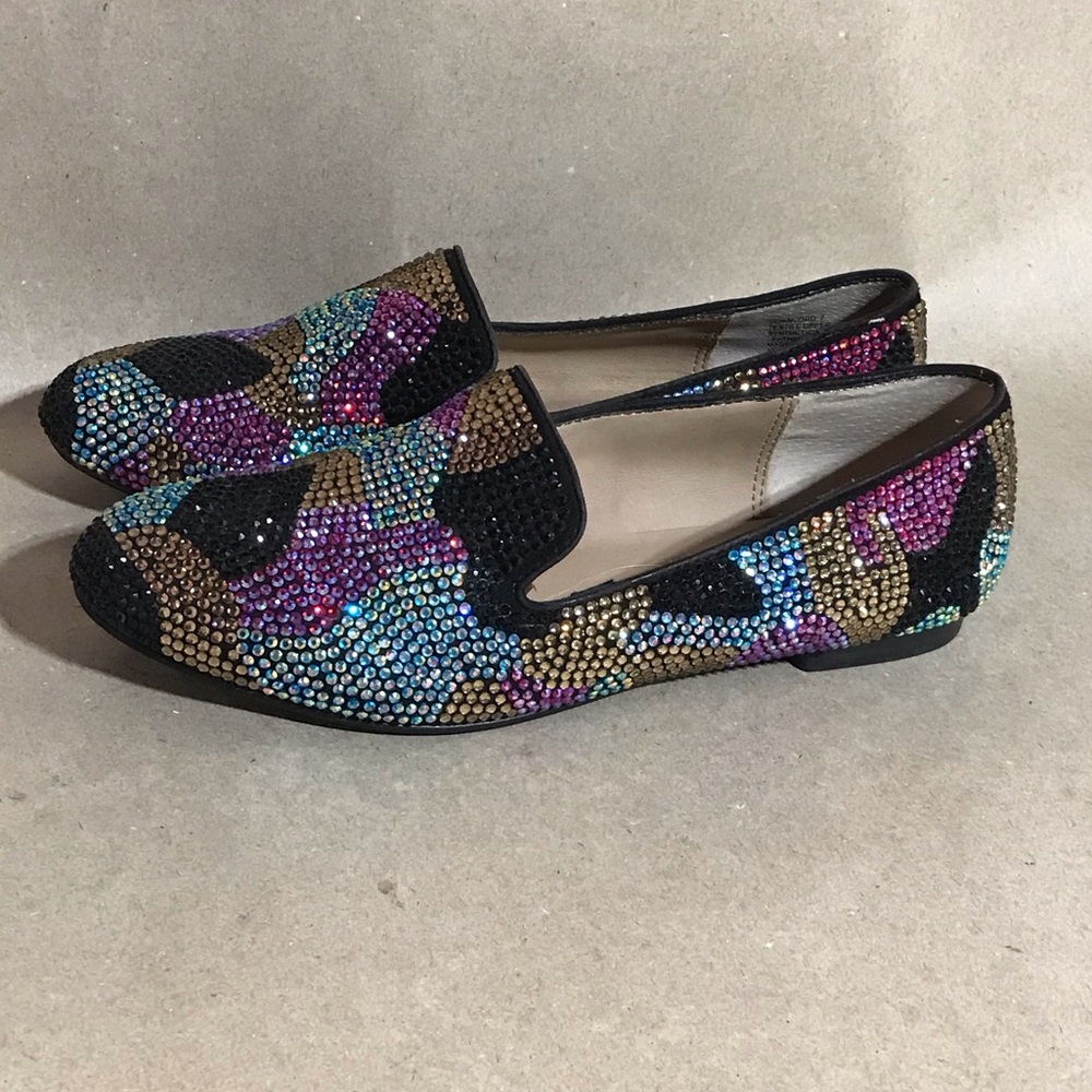 Steve Madden Concord Size 7 Multi-Colored Rhinest… - image 2